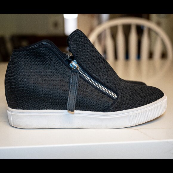 Steve Madden Click Wedge Sneaker Womens Size 8 - Picture 2 of 5